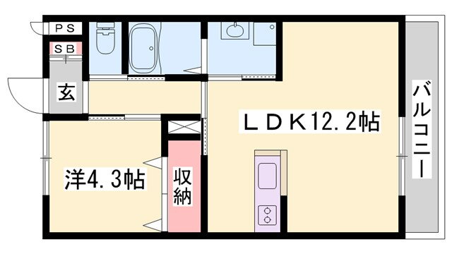 兵庫県加西市北条町横尾 北条町駅 1LDK アパート 賃貸物件詳細