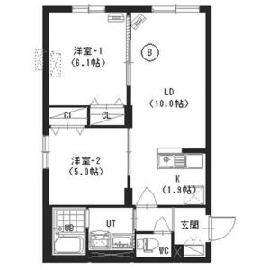北海道札幌市豊平区月寒東二条１３ 福住駅 2LDK マンション 賃貸物件詳細