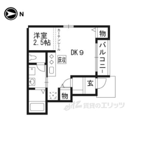 京都府向日市寺戸町 東向日駅 1LDK アパート 賃貸物件詳細