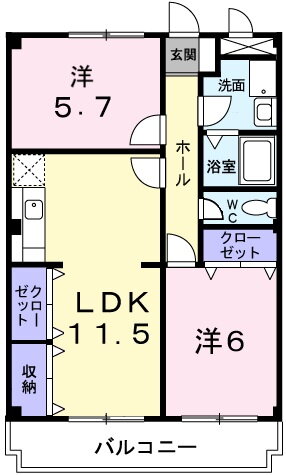 兵庫県神戸市西区南別府４ 明石駅 2LDK マンション 賃貸物件詳細