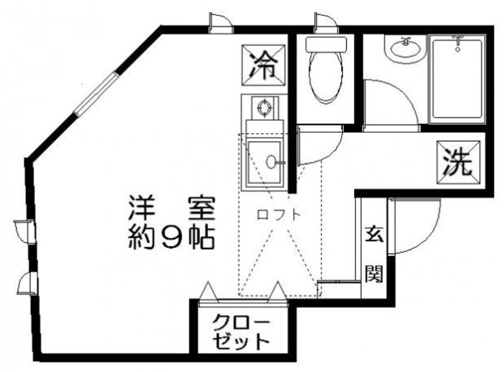 東京都北区豊島２ 王子駅 ワンルーム アパート 賃貸物件詳細