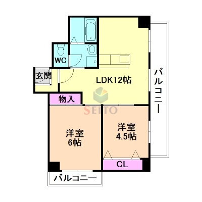 大阪府豊中市服部南町１ 服部天神駅 2LDK マンション 賃貸物件詳細