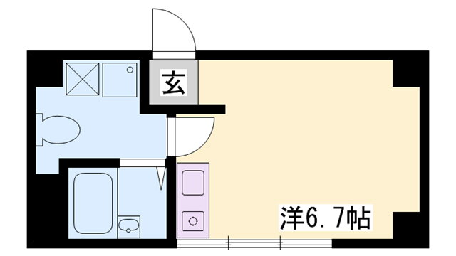 富士ビル 2階 ワンルーム 賃貸物件詳細