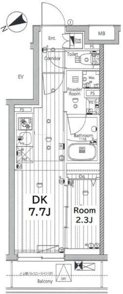 東京都新宿区富久町 若松河田駅 1LDK マンション 賃貸物件詳細