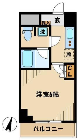 Ｍ－ＧＡＴＥ 4階 1K 賃貸物件詳細