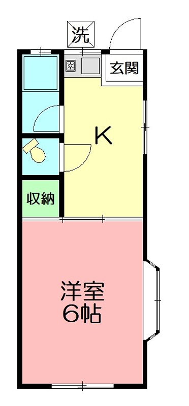 神奈川県厚木市上落合 愛甲石田駅 1K アパート 賃貸物件詳細