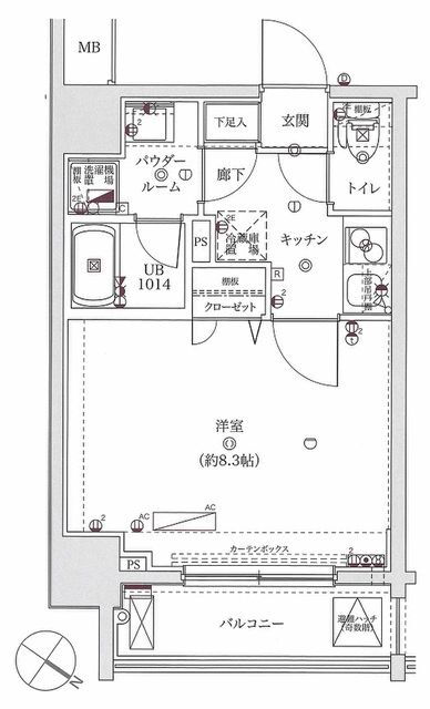 東京都北区志茂２ 志茂駅 1K マンション 賃貸物件詳細