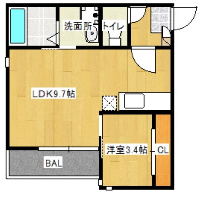 福岡県福岡市南区塩原４ 竹下駅 1LDK アパート 賃貸物件詳細