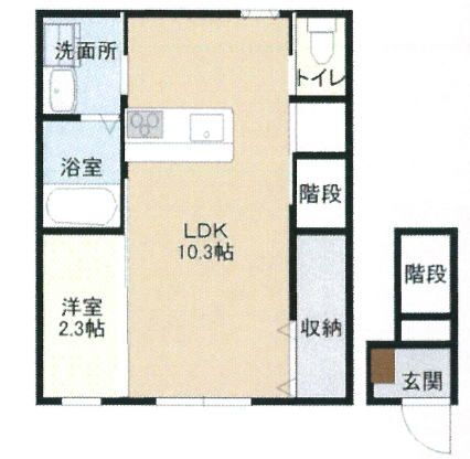 福島県郡山市富久山町久保田字下河原 郡山駅 1LDK アパート 賃貸物件詳細