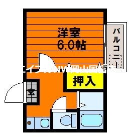 神戸ハイツ 2階 1K 賃貸物件詳細