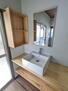 【落ち着きと温かみのある家】デザイナーズリノベ戸建 おしゃれな造作洗面台