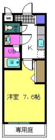 カサリラ 2階 1K 賃貸物件詳細