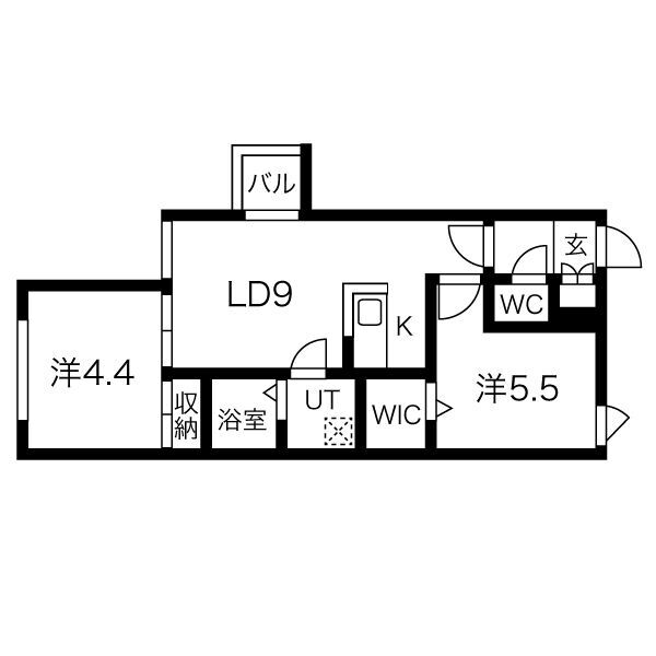 ＮＯＯＮ伏見 3階 2LDK 賃貸物件詳細