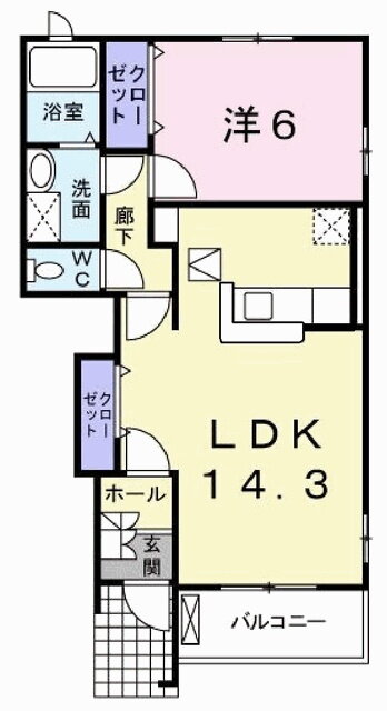 兵庫県加古川市別府町新野辺北町７ 浜の宮駅 1LDK アパート 賃貸物件詳細