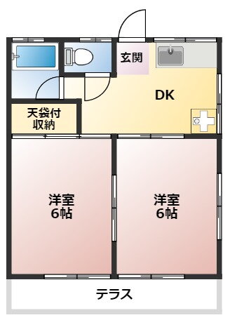 ステラ西習志野 1階 2DK 賃貸物件詳細