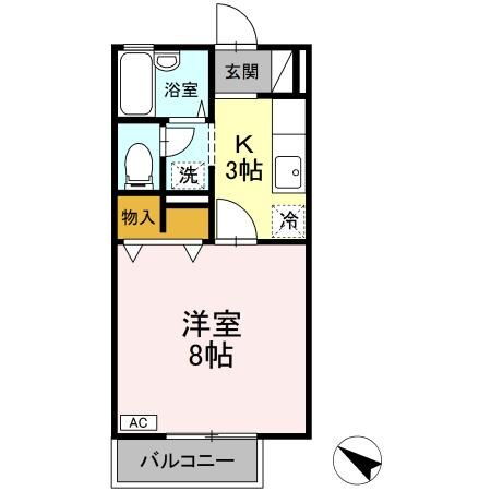 岩手県盛岡市仙北１ 仙北町駅 1K アパート 賃貸物件詳細