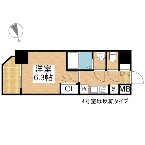 愛知県名古屋市中区平和２ 東別院駅 1K マンション 賃貸物件詳細