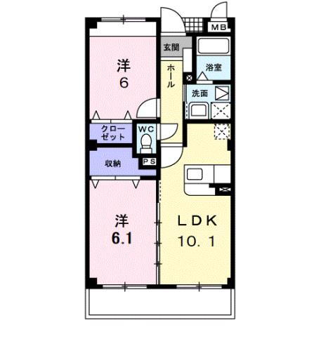 岡山県倉敷市東塚５ 栄駅 2LDK マンション 賃貸物件詳細