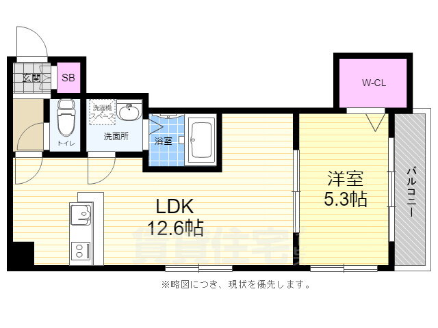 広島県広島市東区山根町 広島駅 1LDK アパート 賃貸物件詳細