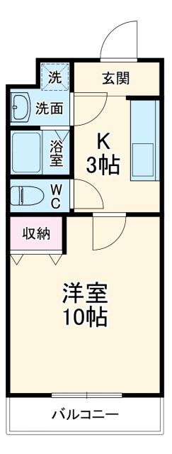 静岡県浜松市中央区幸５ 浜松駅 1K マンション 賃貸物件詳細