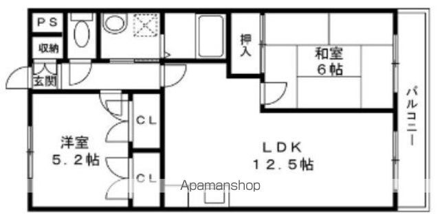佐倉ハイツ　Ｓ棟 1階 2LDK 賃貸物件詳細