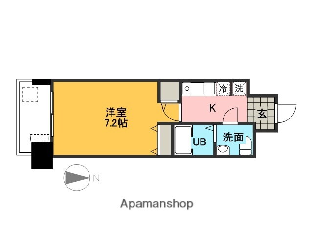 岡山県岡山市北区駅元町 岡山駅 1K マンション 賃貸物件詳細