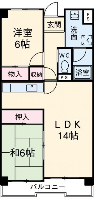 愛知県名古屋市北区金城町３ 黒川駅 2LDK マンション 賃貸物件詳細