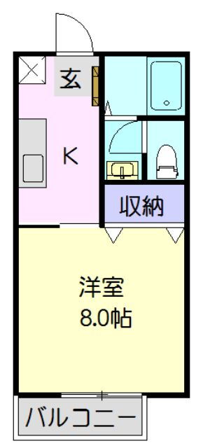 愛知県岡崎市土井町字荒井乙 岡崎駅 1K アパート 賃貸物件詳細