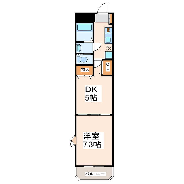 熊本県熊本市中央区横紺屋町 河原町駅 1DK マンション 賃貸物件詳細