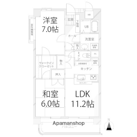 兵庫県姫路市辻井４ 姫路駅 2LDK マンション 賃貸物件詳細