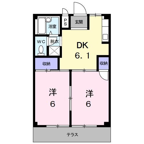 三重県鈴鹿市桜島町６ 玉垣駅 2DK アパート 賃貸物件詳細