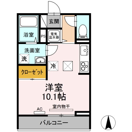 愛媛県松山市西長戸町 三津浜駅 ワンルーム アパート 賃貸物件詳細