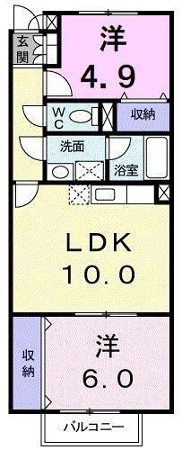岩手県花巻市本館１ 花巻駅 2LDK アパート 賃貸物件詳細