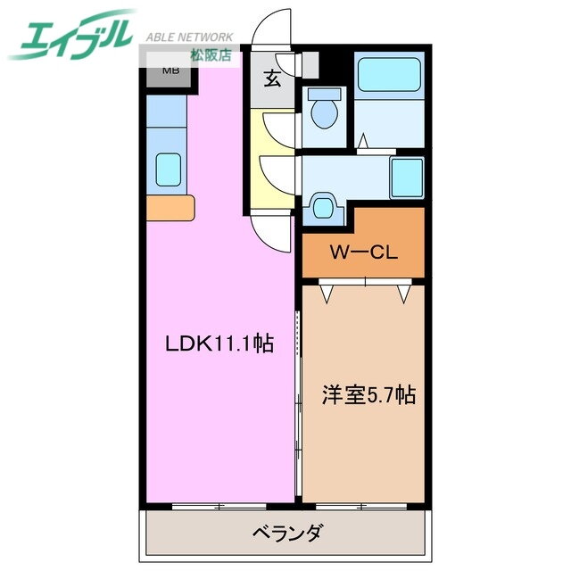 リバーサイドＩ 1階 1LDK 賃貸物件詳細