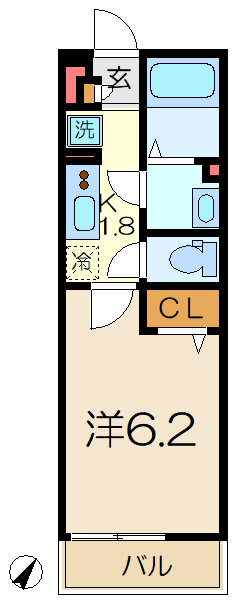 神奈川県横浜市磯子区森５ 屏風浦駅 1K マンション 賃貸物件詳細