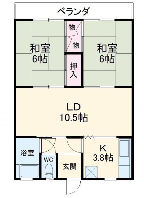 愛知県刈谷市南桜町２ 刈谷駅 2DK マンション 賃貸物件詳細