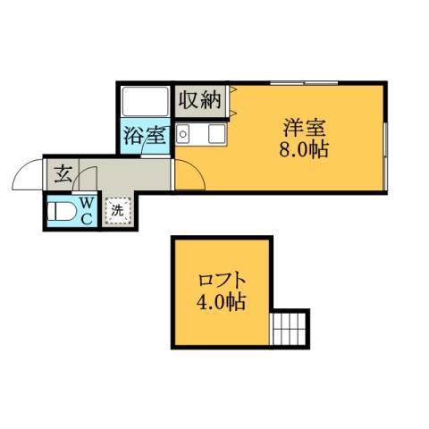 ＥＡＭＥＳ東札幌（イームス東札幌） 2階 ワンルーム 賃貸物件詳細