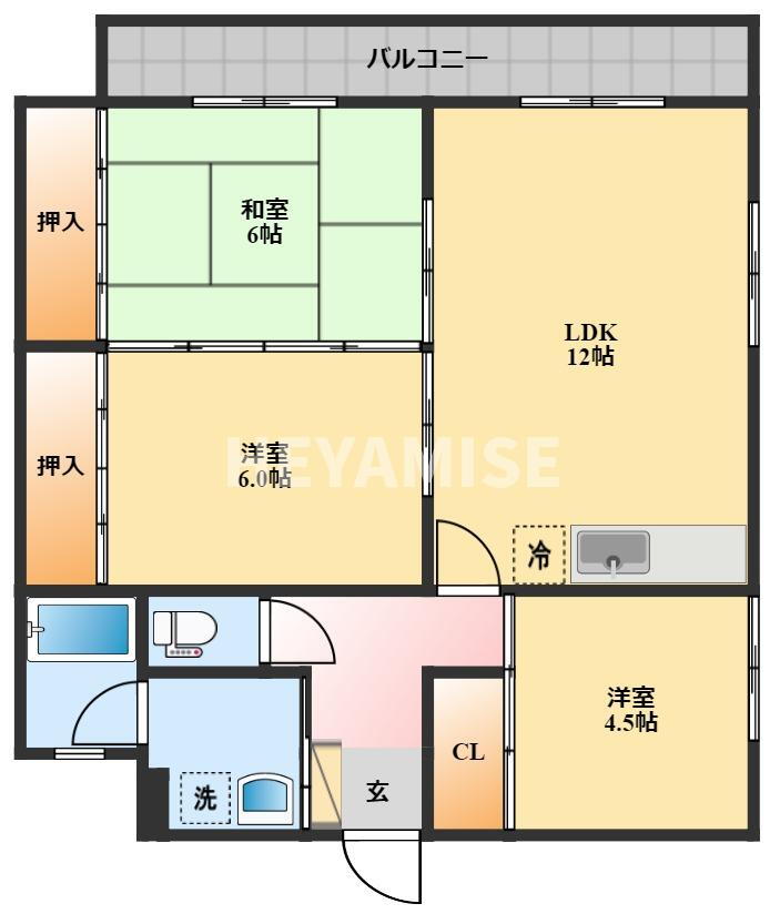 長崎県長崎市本原町 岩屋橋駅 3LDK マンション 賃貸物件詳細