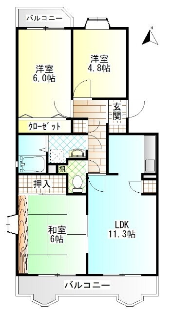神奈川県小田原市国府津 国府津駅 3LDK マンション 賃貸物件詳細