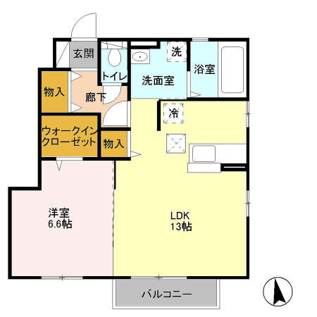 クローバーヒル城南　Ａ 1階 1LDK 賃貸物件詳細