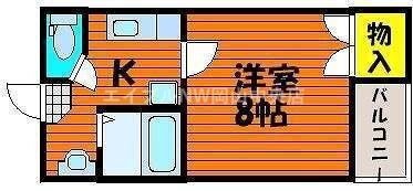 岡山県岡山市北区田町１ 岡山駅 1K マンション 賃貸物件詳細