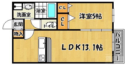 兵庫県神戸市西区玉津町西河原 明石駅 1LDK アパート 賃貸物件詳細