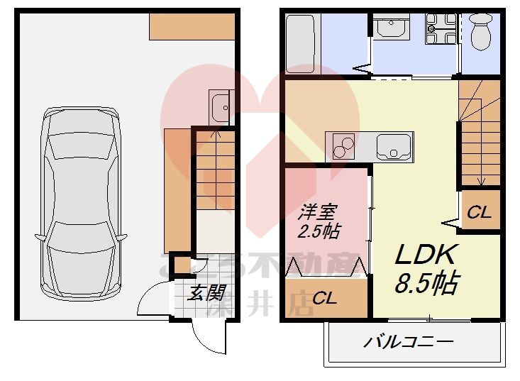 大阪府柏原市玉手町 河内国分駅 1LDK 一戸建て 賃貸物件詳細