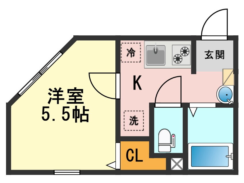 東京都葛飾区新小岩４ 新小岩駅 1K マンション 賃貸物件詳細