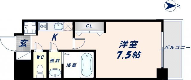 大阪府大阪市生野区新今里２ 今里駅 1K マンション 賃貸物件詳細
