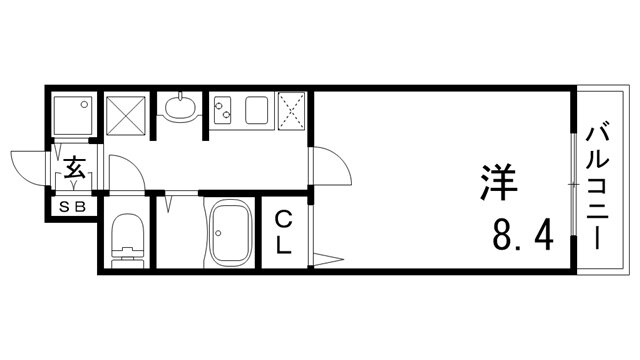 レオンコンフォート神戸西 4階 1K 賃貸物件詳細