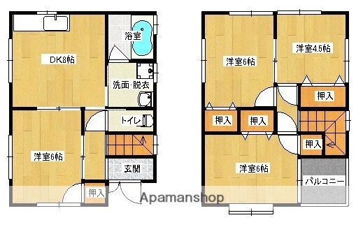 広島県福山市新涯町６ 福山駅 4DK 一戸建て 賃貸物件詳細