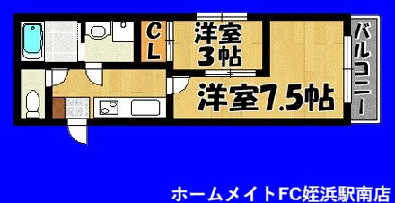 福岡県福岡市西区愛宕南１ 室見駅 2K アパート 賃貸物件詳細