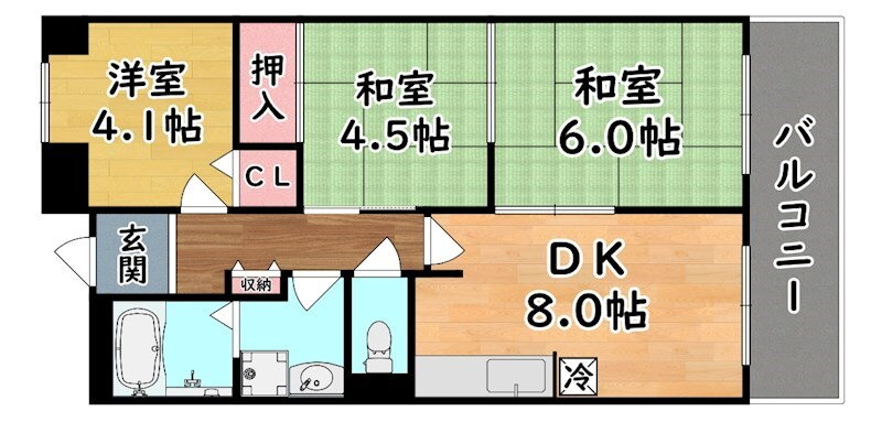 兵庫県神戸市灘区岩屋北町３ 岩屋駅 3DK マンション 賃貸物件詳細