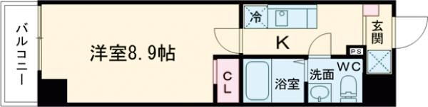 大阪府八尾市本町５ 近鉄八尾駅 1K マンション 賃貸物件詳細